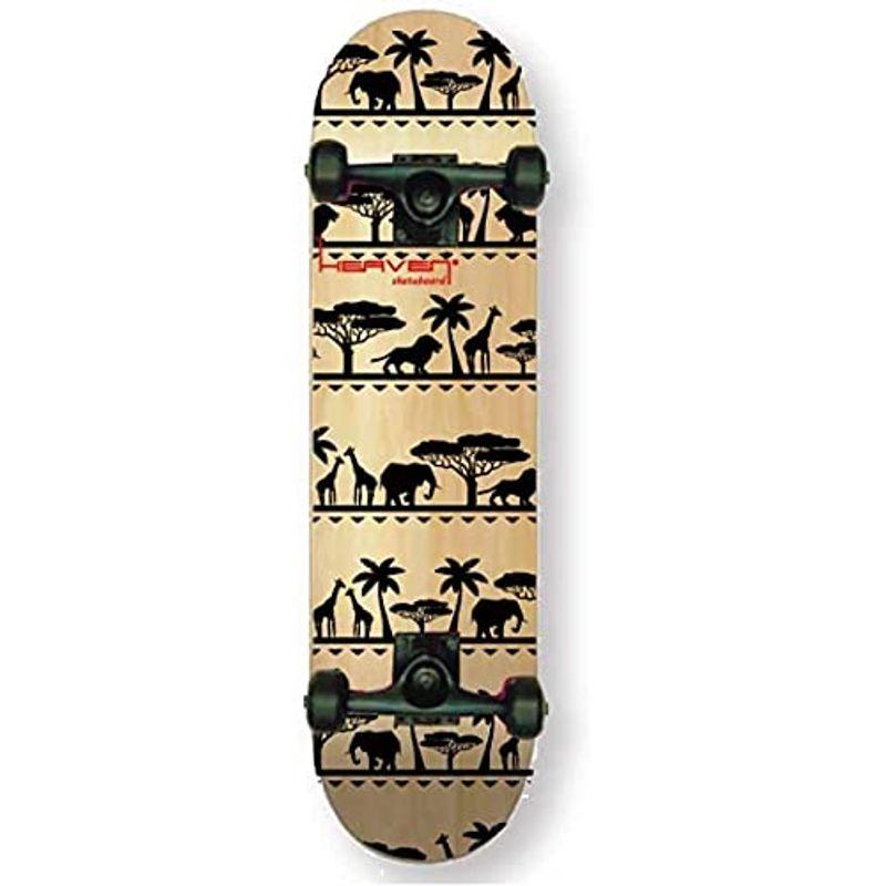 スケートボード スケボー HEAVEN SKATE COMPLETE AFRICA 31×8 ヘブンスケート コンプリート アフリカ アウト