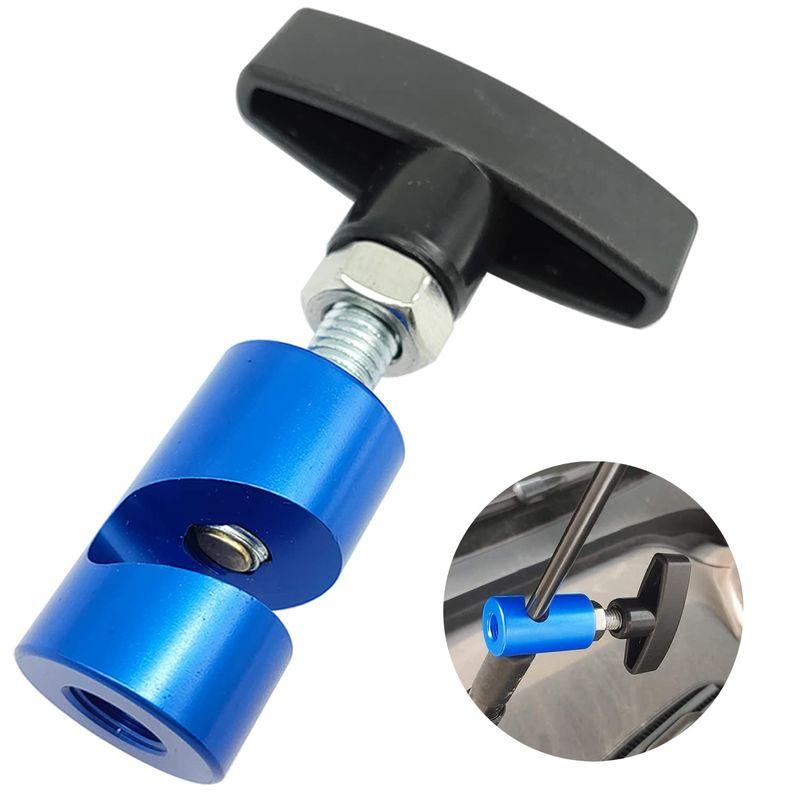 ZKTOOL 新しい2in1ツール ユニバーサル ボンネットダンパークランプ 14mmスパークプラグギャップツール フードリフトクランプ