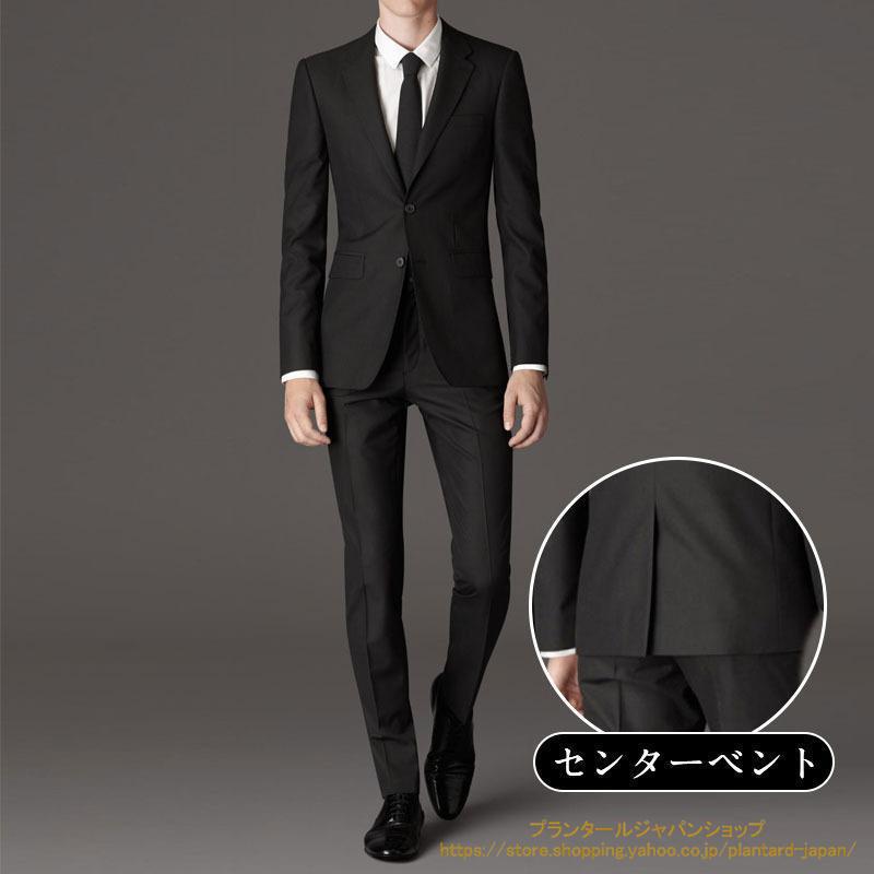 スーツ メンズ セットアップ 上下セット 洗える 2TYPE フォーマル ビジネス 面接 通勤 2つボタン 就職 卒業式 成人式 おしゃれ 紳士服｜plantard-japan｜02