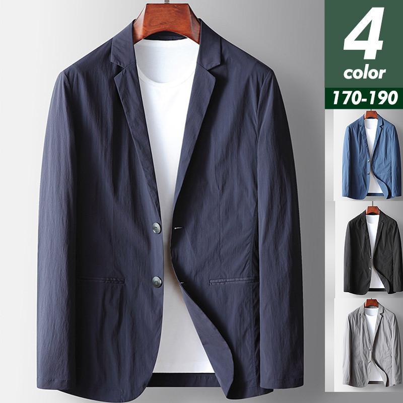 テーラードジャケット メンズ おしゃれ ビジネス 春 秋 ジャケット フォーマル クールビズ 薄手 紳士用 アウター 通勤 OL 上品 結婚式 父の日 テーラードジャケット メンズ おしゃれ ビジネス 春 秋 ジャケット