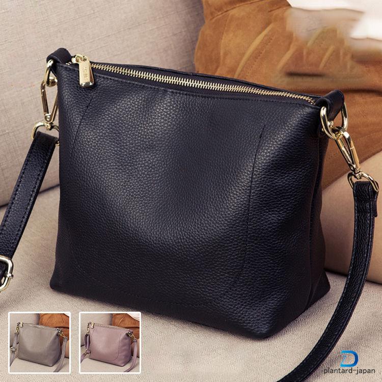 ワックス牛革ショルダーバッグ・ハンドバッグ・斜め掛け 2WAY Cow Leather Shoulder Bag 新作 本革 ショルダーバッグ レディース 斜めがけ 2way ハンドバッグ