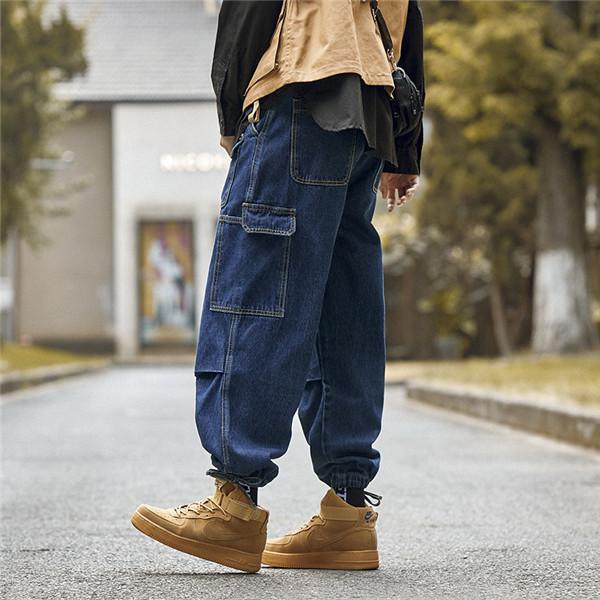 極太 デニム ジーンズ パンツ メンズ ルーズフィット B系 極太 デニム ジーンズ パンツ メンズ ルーズフィット B系