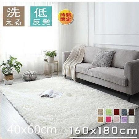 ラグ カーペット 厚手 低反発 防音 滑り止め サイズ贅沢 オール