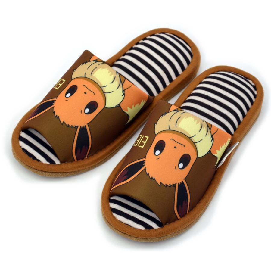 スリッパ ピカチュウ イーブイ 〜24cm ルームシューズ キャラクター