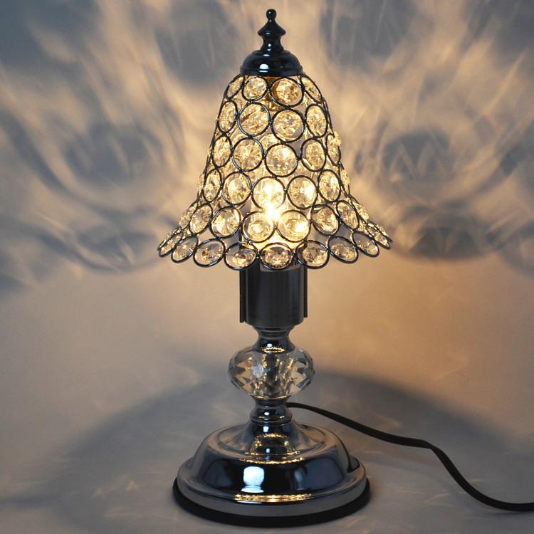 テーブルランプ タッチセンサーランプ ジュエル シルバー 1灯間接照明