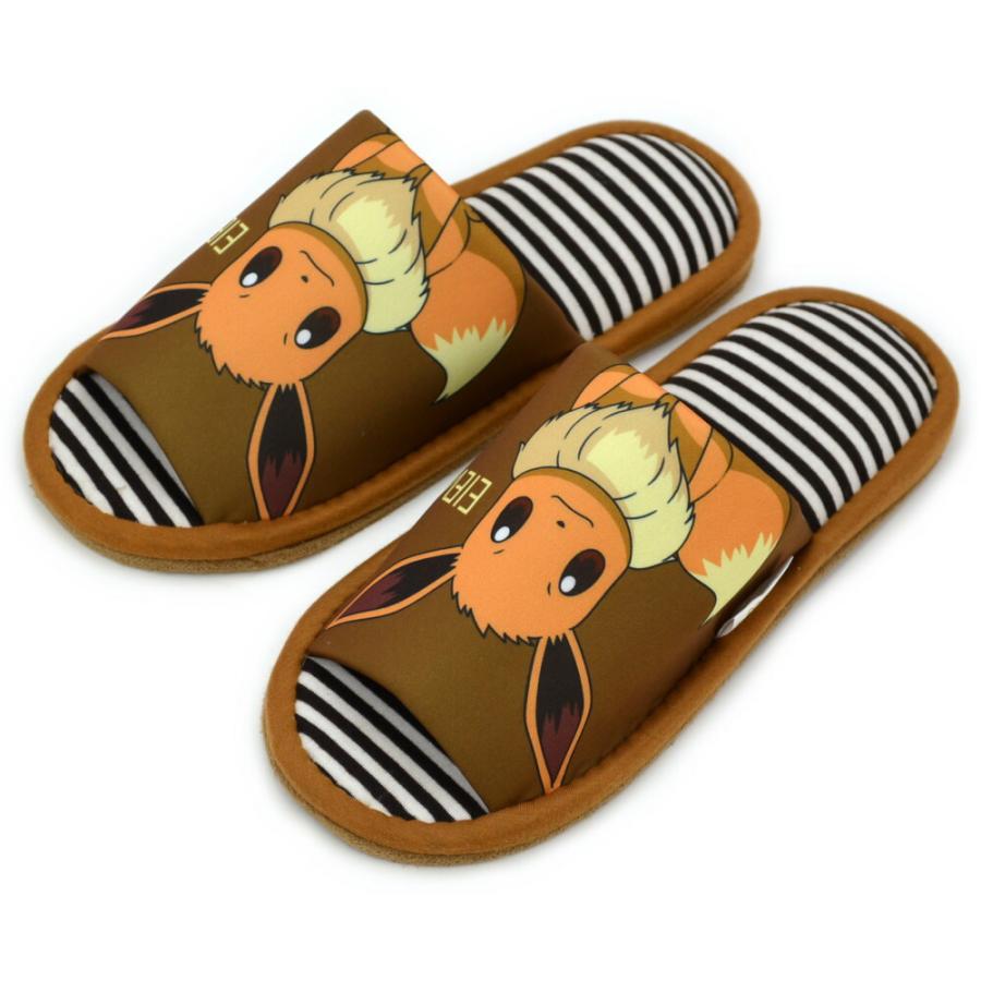 メンズ スリッパ ピカチュウ イーブイ 〜27cm ルームシューズ