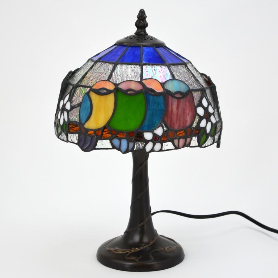 ステンドグラス ランプ アンティーク　　　　　　　　　　　　　美人像 卓上ランプ 楽天市場】ステンドグラスランプ ブロンズ像風 女性 ステンドグラス