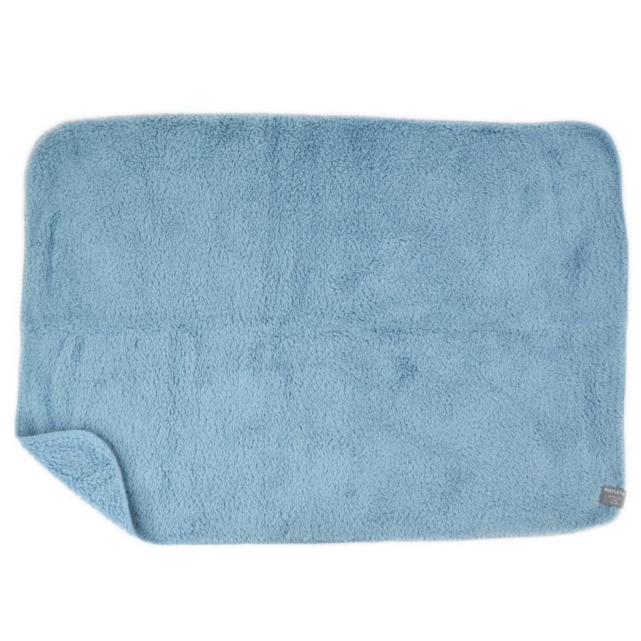 ブランケット ひざ掛け 蓄熱ボア Sサイズ 70×100cm プラス4度 グリーン