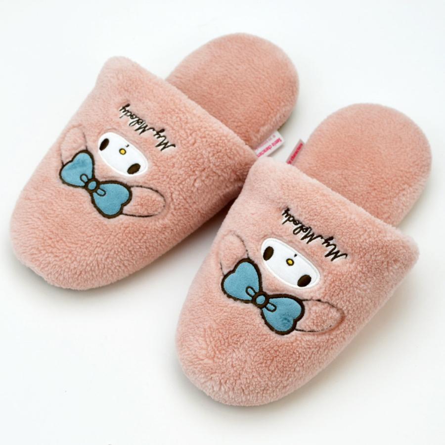 スリッパ サンリオキャラクターズ ボア マイメロディ ピンク