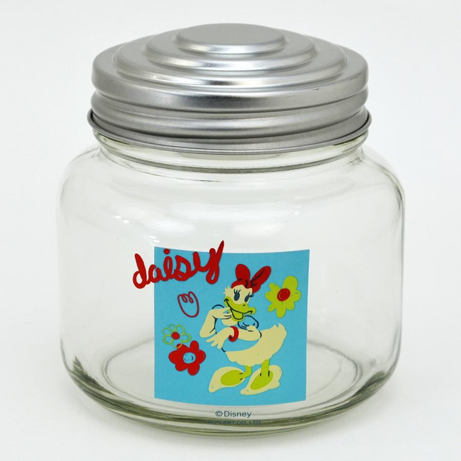 レトロ瓶 ガラスキャニスター ディズニー ガラスポット ミッキー