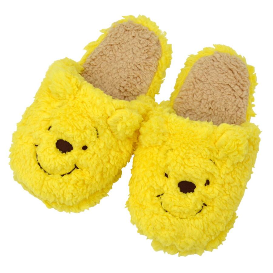 スリッパ ディズニー ダイカットソフト ボア ふわふわ 刺繍