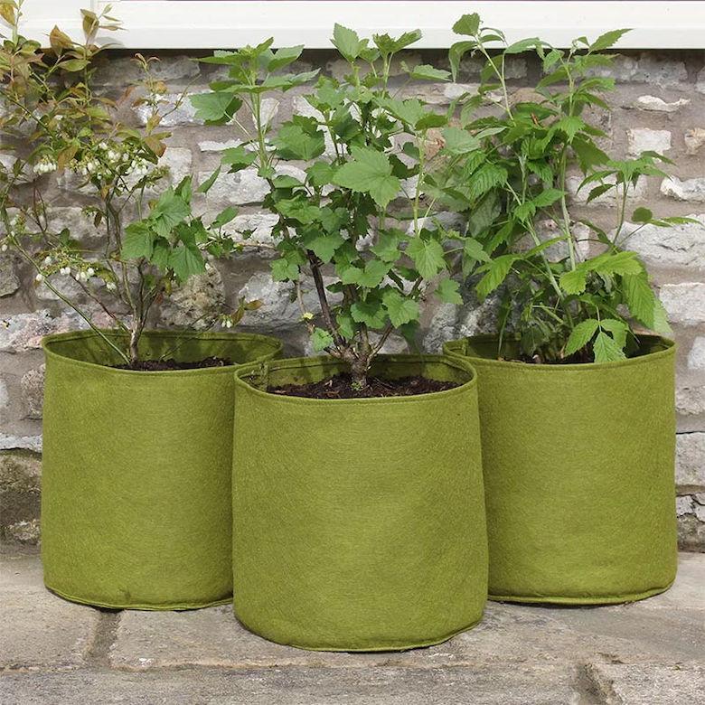 Haxnicks Vigoroot Pots たためる布製プランター 鉢 20L 3枚セット