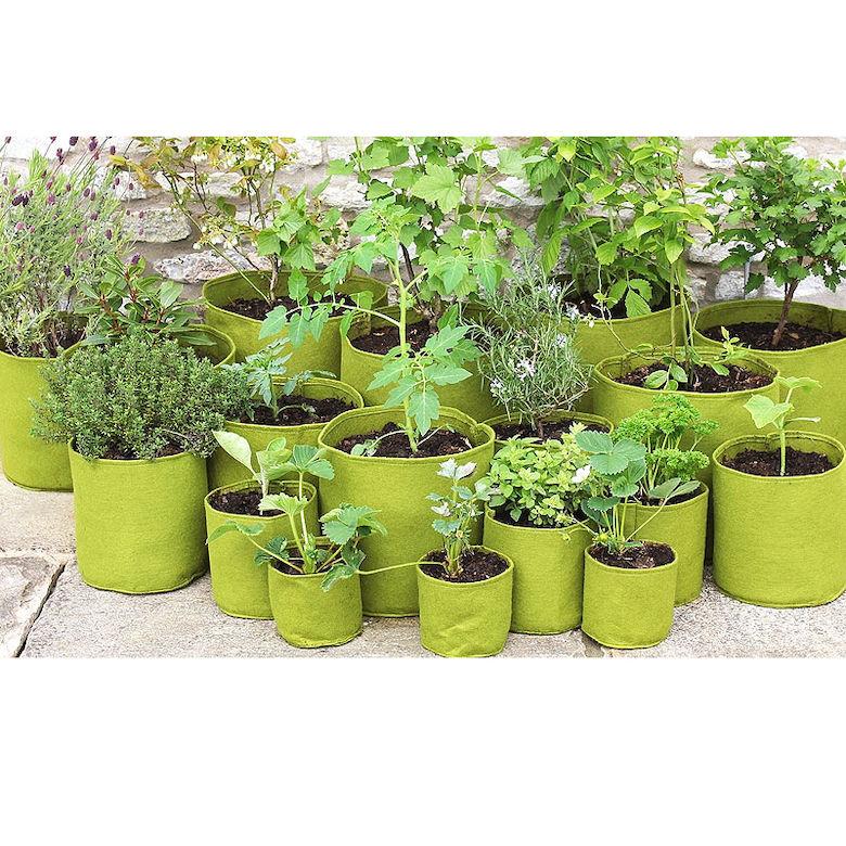 Haxnicks Vigoroot Pots たためる布製プランター 鉢 20L 3枚セット