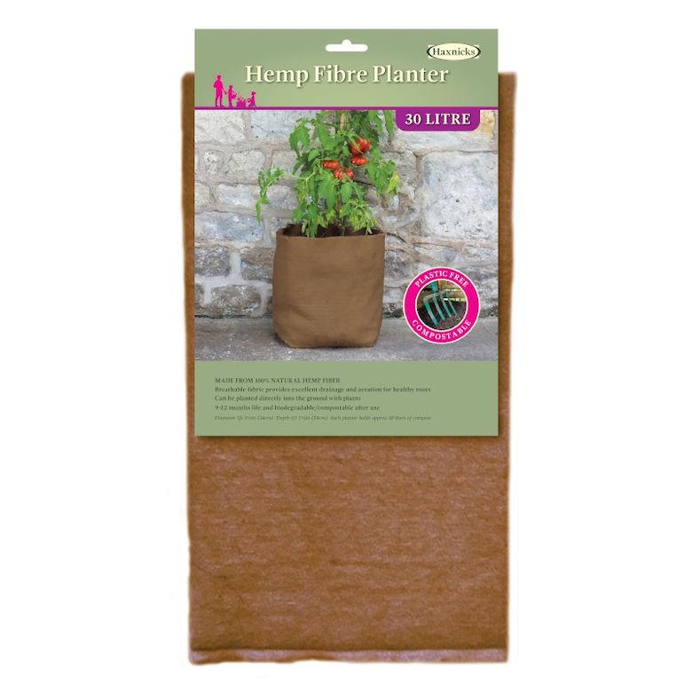 Haxnicks Hemp Fibre Pot たためる麻プランター 鉢 30L ハクスニックス