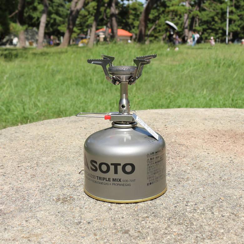SOTO ソト SOD-320 AMICUS アミカス OD缶 ボンベ付きセット キャンプ