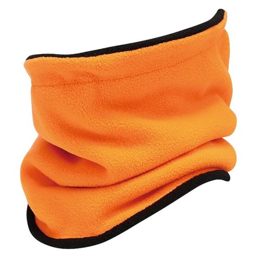 ネックウォーマー オレンジ B-45 フリース 防寒 グッズ 寒さ 対策