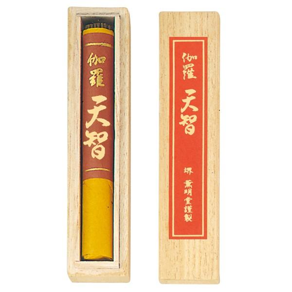 薫明堂 #13 日常用短寸線香 天智 14cm 桐箱小束1把入