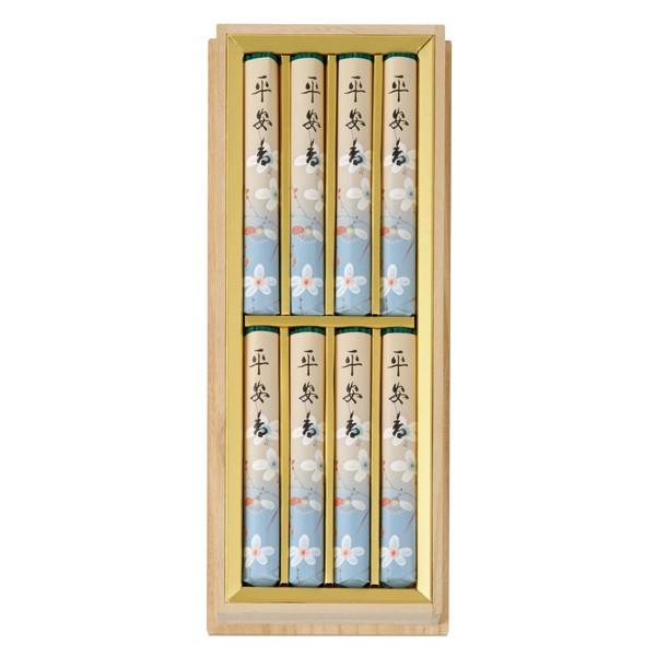 薫明堂 #42 進物用桐箱入り 平安香 （短寸） 文庫形・8把入