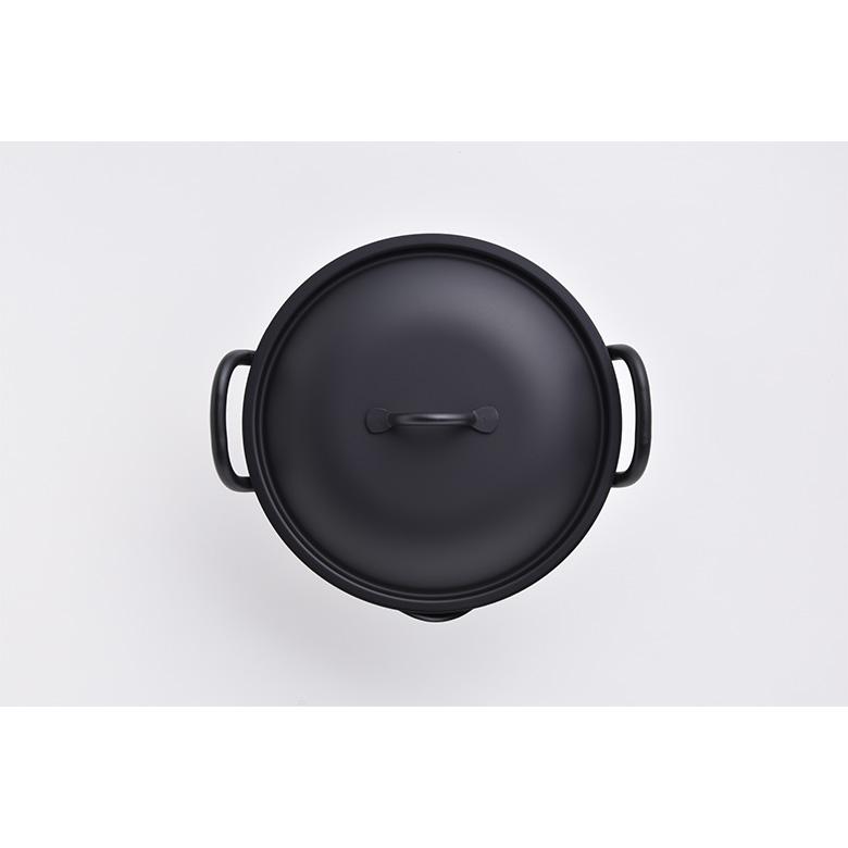 サミット工業 揚げる IH対応 たっぷり深型揚げ鍋 20cm（フタ付） 鉄