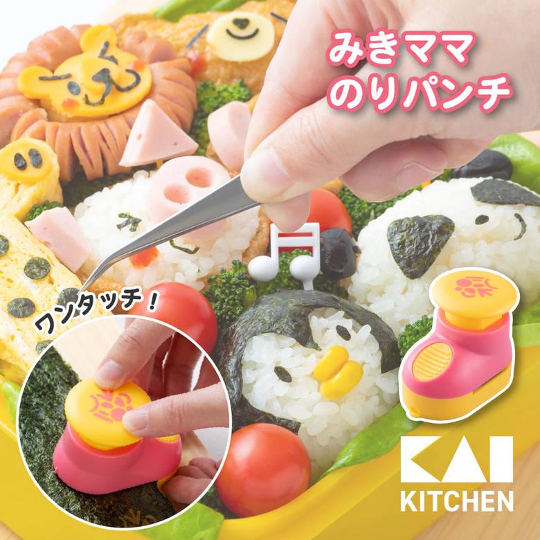 貝印 FG5135 みきママのりパンチ お弁当 のり 焼きのり デコ 藤原美樹