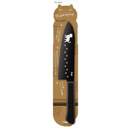 貝印 Nyammy ニャミー AB5801 ねこの包丁 三徳包丁 165mm : ものうりば