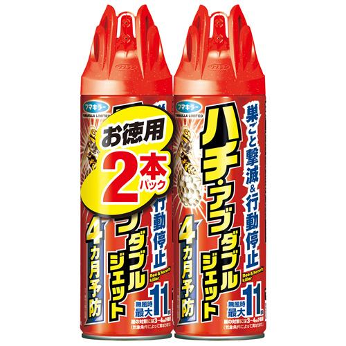 フマキラー ハチ・アブダブルジェット 450ml 2本パック 爆買 : もの