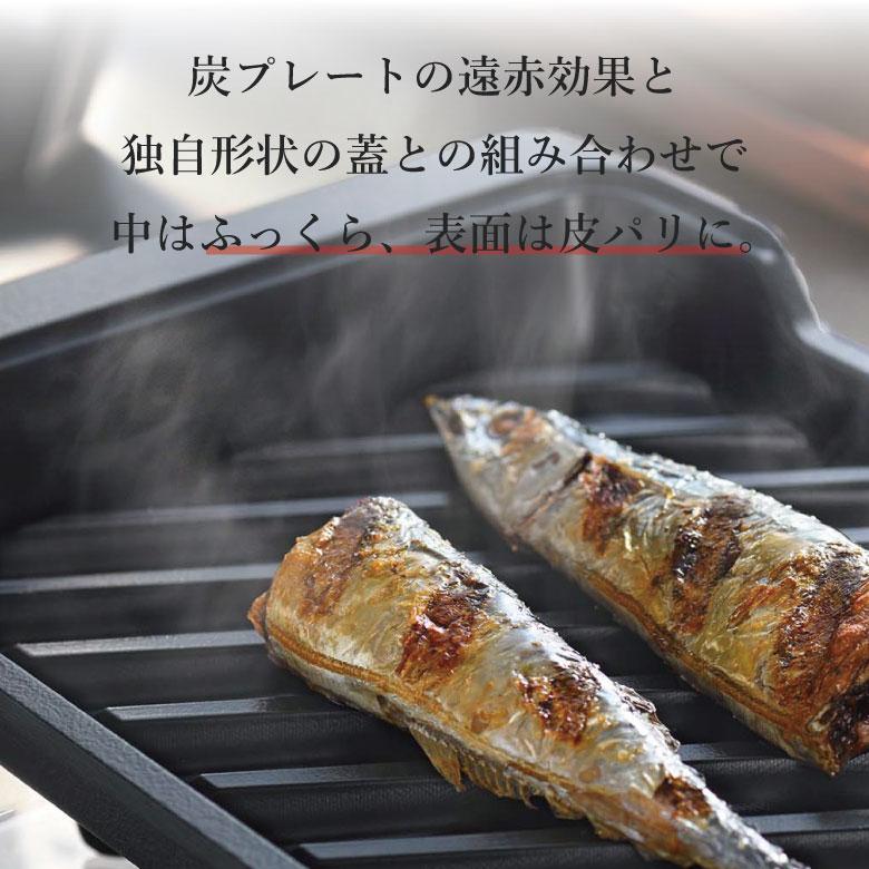 大人の鉄板 オークス 大人の焼魚 炭グリル OTS8010 : ものうりばPlantz