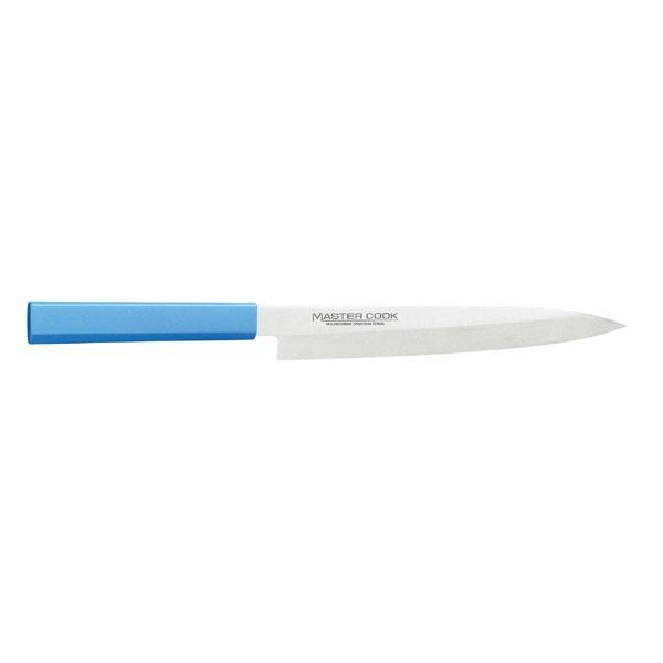 片岡製作所 MASTAR COOK MCYK210M マスターコック抗菌カラー包丁 柳刃包丁 210mm ブルー