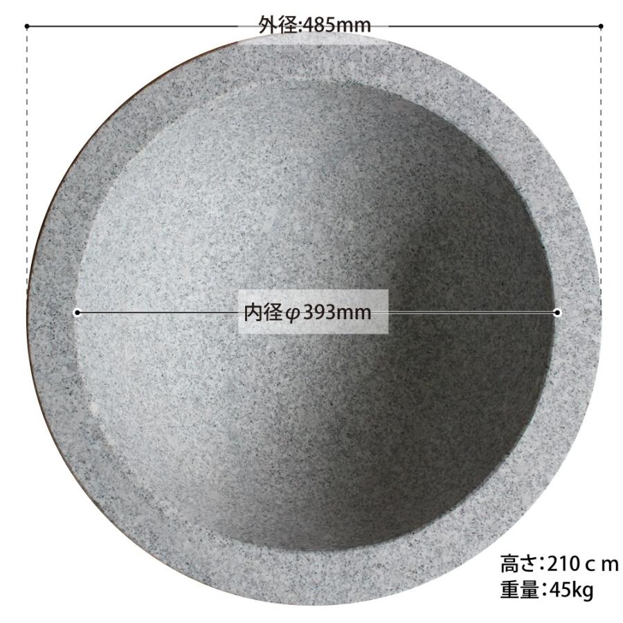 餅つき用 #708359 石臼 2升用 中国産 45kg : ものうりばPlantz - 通販