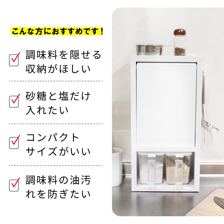 燕三条 スパイスラック マグネット 2段 日本製 コンパクト 前が開く
