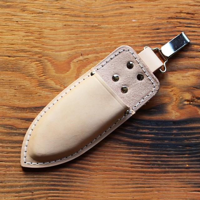 OWL #1011 牛革型押剪定サック（先尖） 吊カン付 : ものうりばPlantz