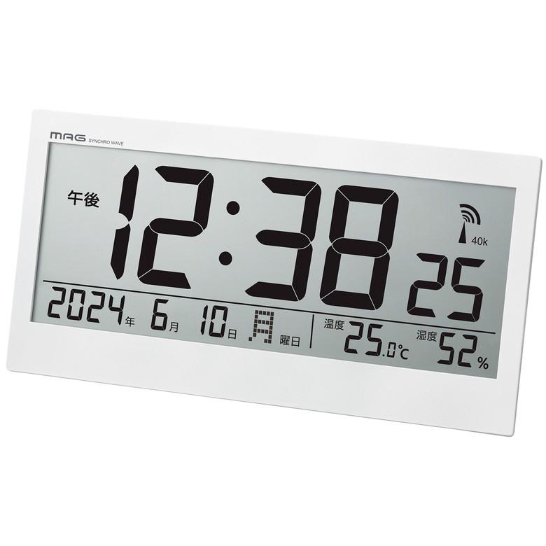 MAG（ノア精密） 時計 MAG (マグ) W-809 WH-Z デジタル電波時計