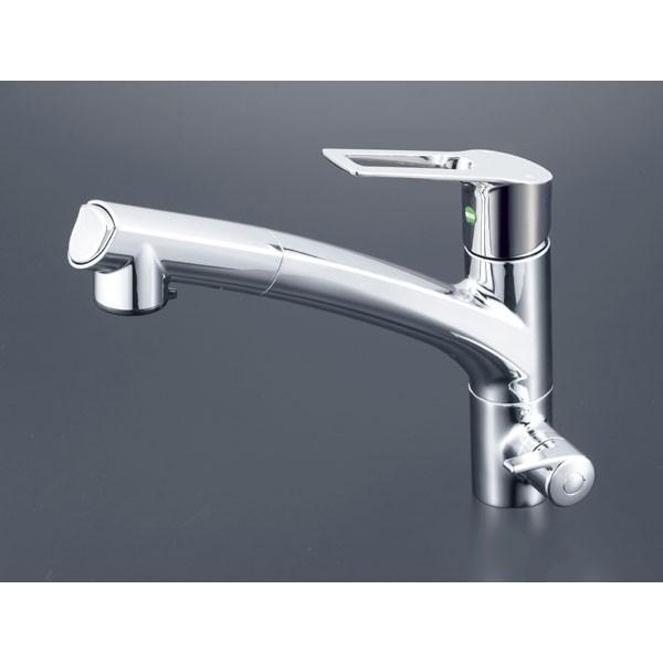 KVK KM5061NEC 浄水器専用シングルレバー式シャワー付混合栓（eレバー）
