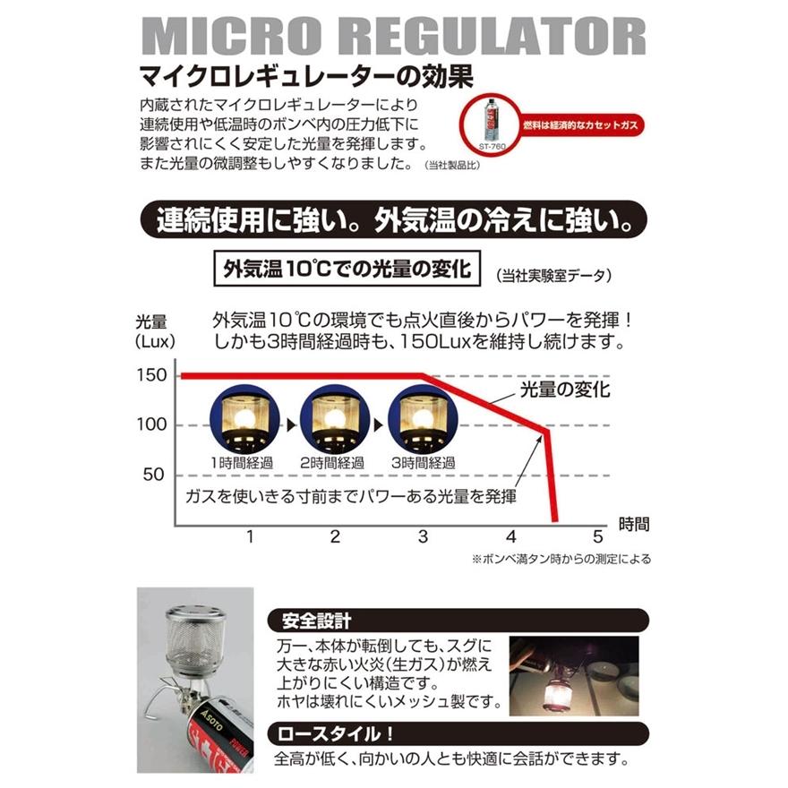 SOTO ソト ST-260 レギュレーターランタン 収納袋付き アウトドア