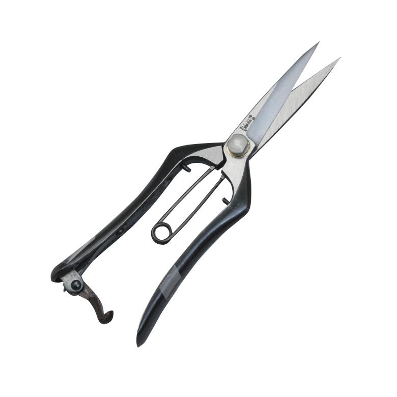 道灌 ドウカン 鍛造剪定鋏鍛造芽切鋏 芽切鋏 両刃 金止 200 DK-673 芽