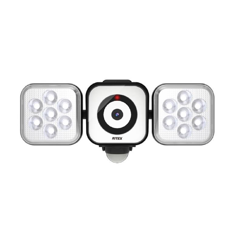RITEX LED センサー ライト 屋外 8W×2灯式 コンセント式 防犯 RITEX LED センサー ライト 屋外 8W×2灯式 コンセント式 防犯