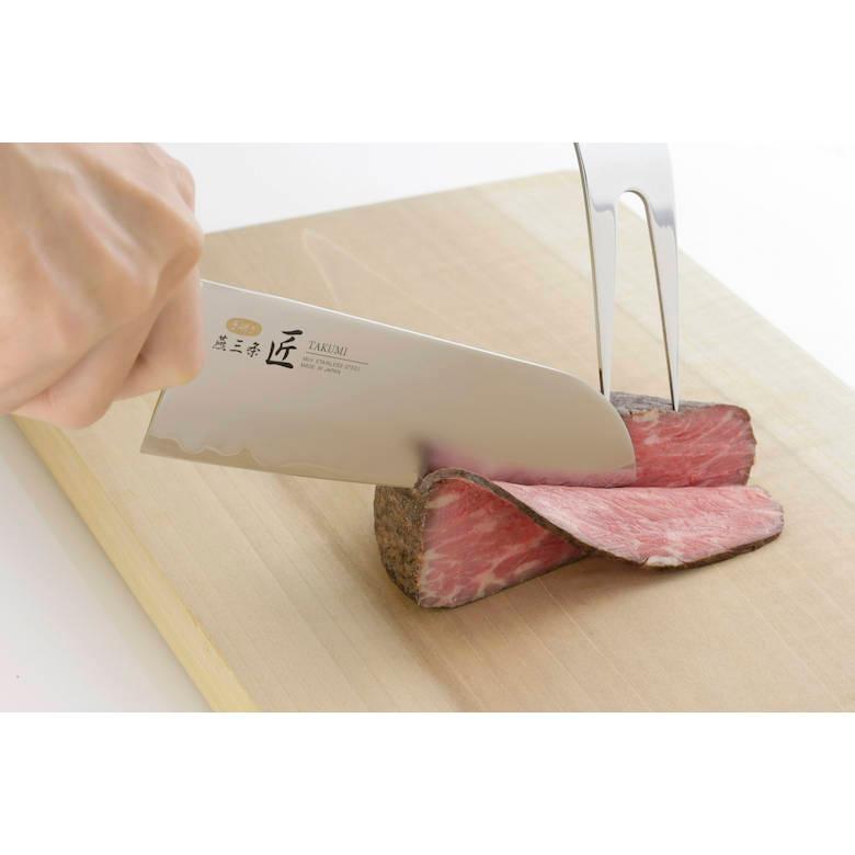 下村企販 包丁 16.5cm 匠 割込み万能包丁 日本製 燕三条_5
