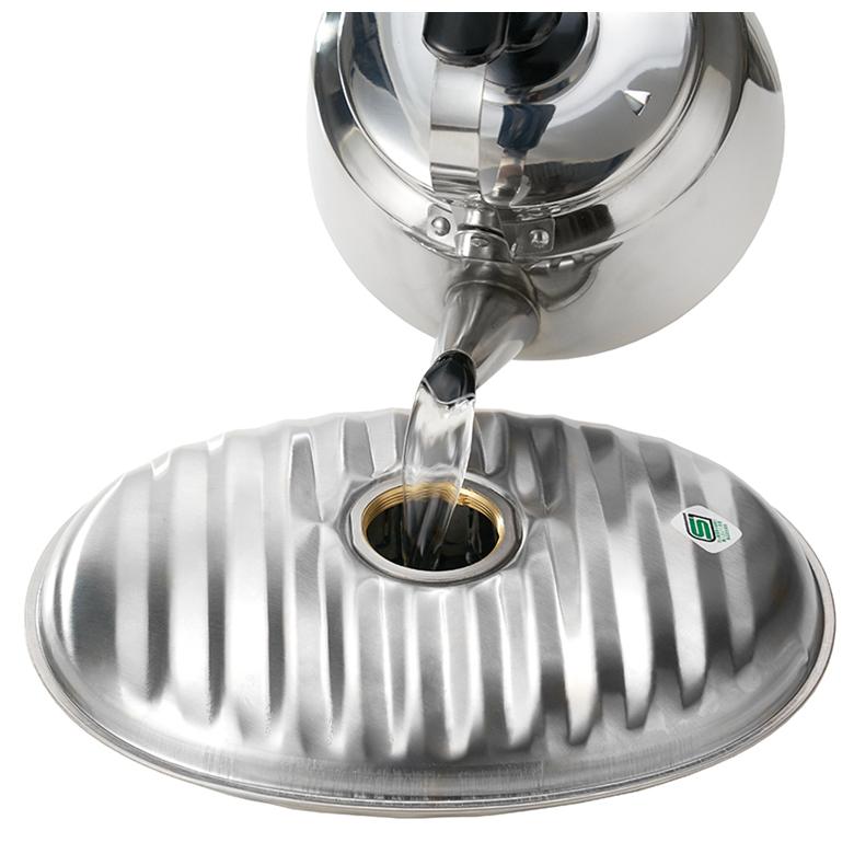 マルカ SF-22 ステンレス湯たんぽ 2.2L 袋付 直火対応 : ものうりば