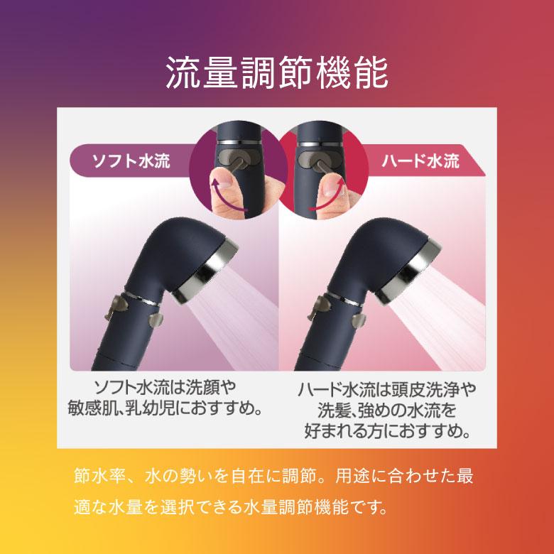 Arromic（アラミック） 強水流 水圧 シャワーヘッド 節水 水量調節