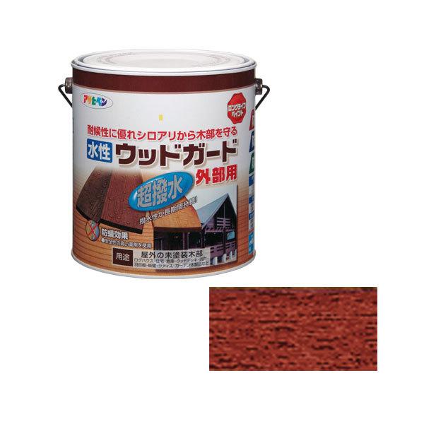 アサヒペン 水性ウッドガード外部用 3L マホガニー 爆買