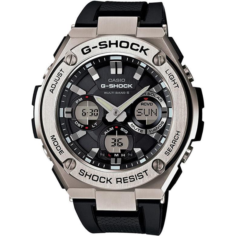 G-SHOCK GST-W110-1AJF シルバー×ブラック Gショック ジーショック