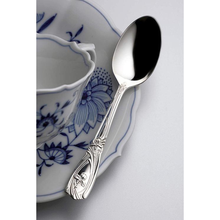 ラッキーウッド純銀製コーヒースプーン6本セット