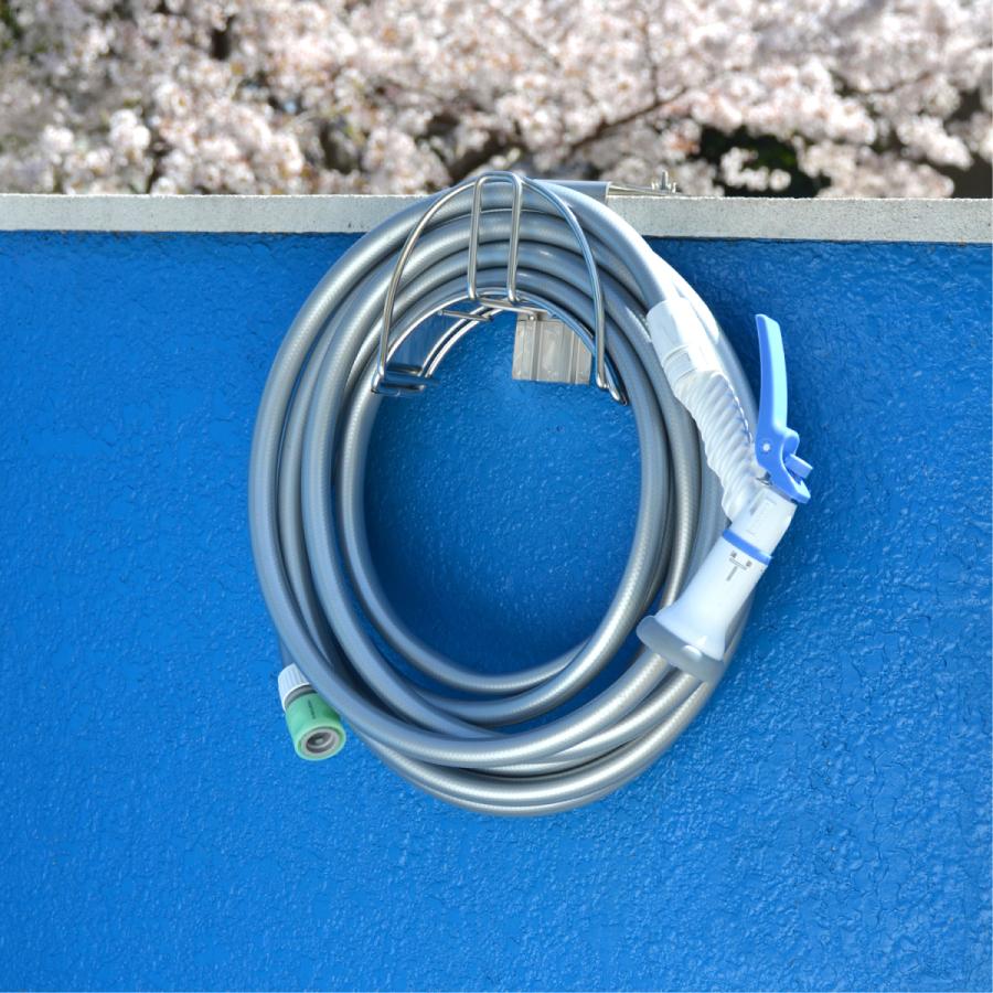 ガオナ GAONA これエエやん GA-QD044 ホースハンガー ベランダ用 (ホースかけ 収納 ステンレス)_6