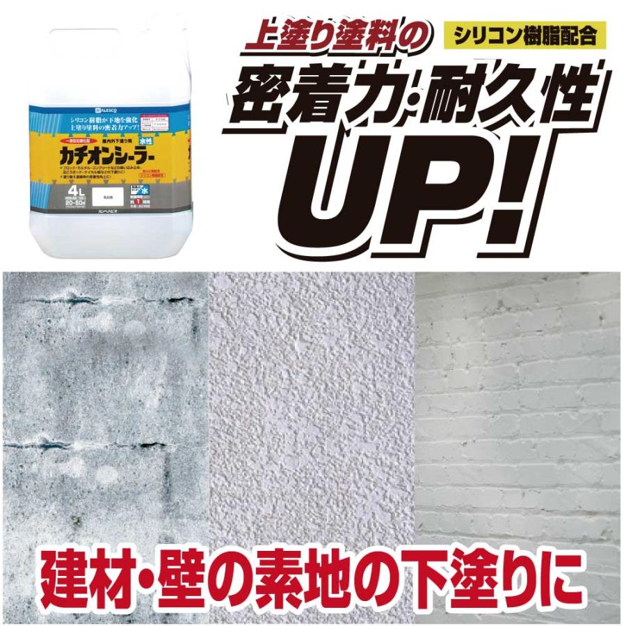 カンペハピオ 水性カチオンシーラー 乳白色 4L☆新品未使用 カンペハピオ（Kanpe Hapio） 水性カチオンシーラー 乳白色 4L 爆買