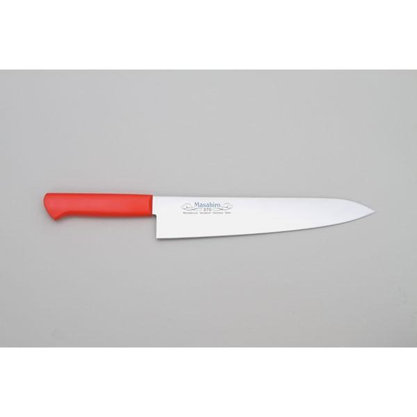 マサヒロ 14413 正広作 MV-P 牛刀 270mm 赤柄