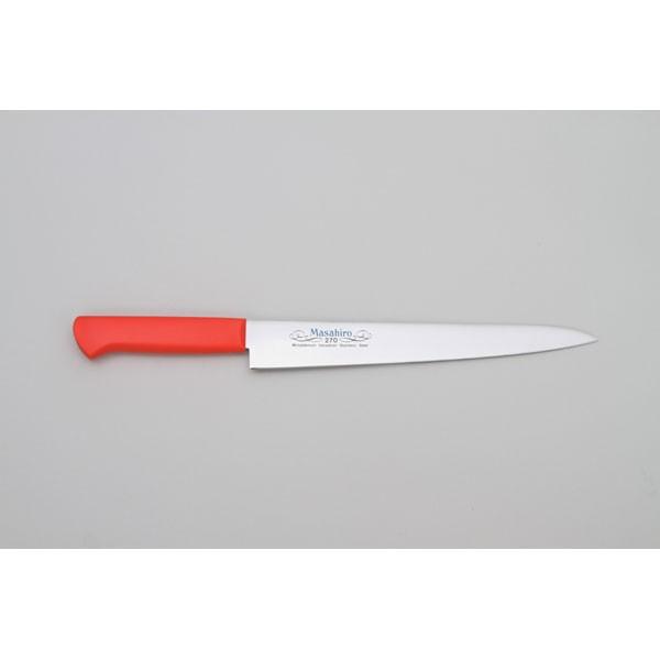 マサヒロ 14418 正広作 MV-P 筋引包丁 270mm 赤柄