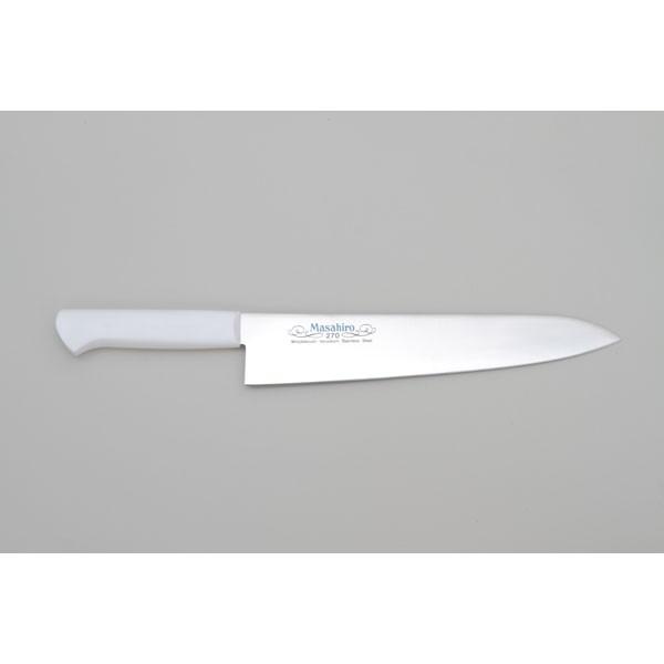 マサヒロ 14613 正広作 MV-P 牛刀 270mm 白柄
