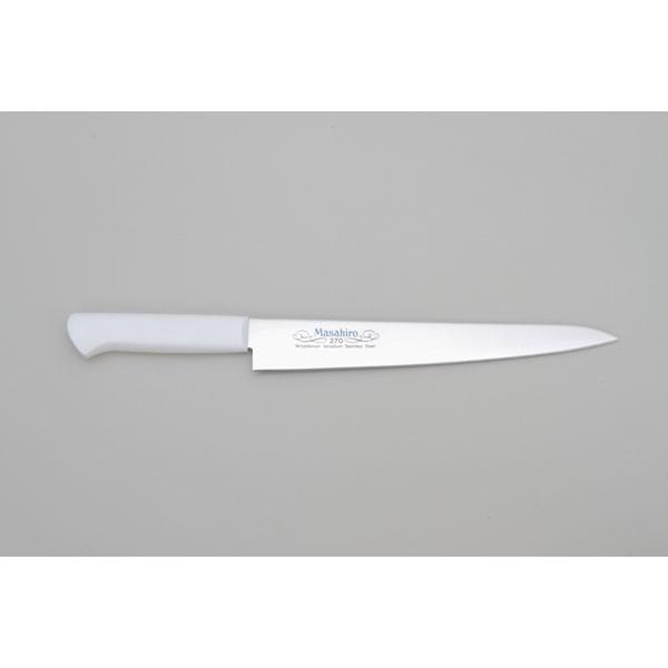 マサヒロ 14618 正広作 MV-P 筋引包丁 270mm 白柄