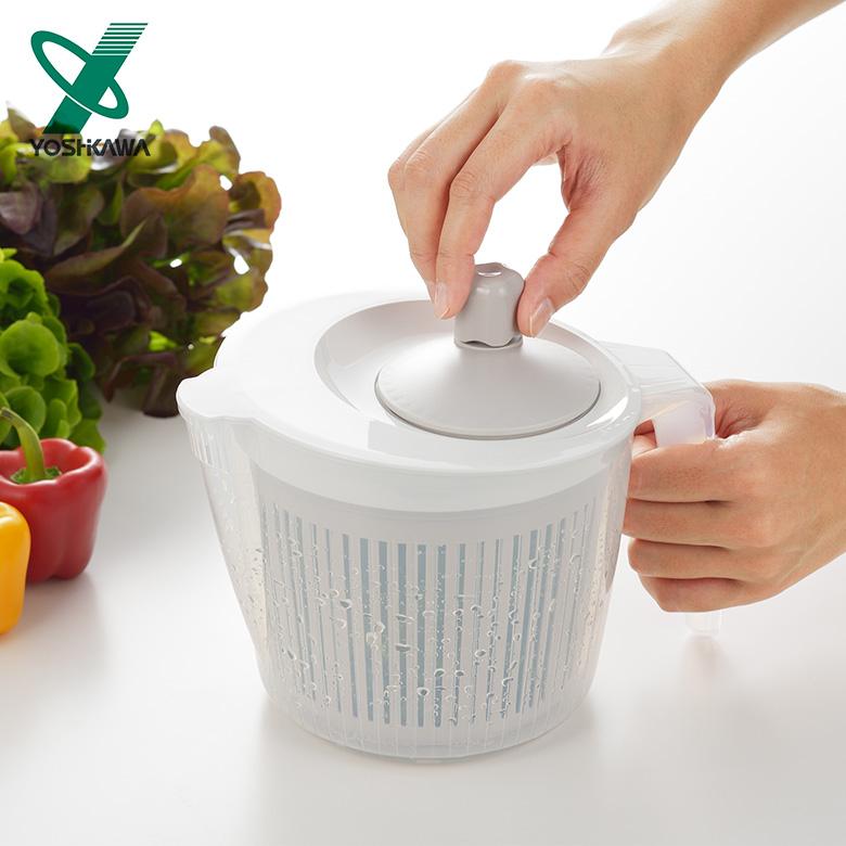ヨシカワ ニューキッチンベーシック サラダスピナー SJ2966 野菜