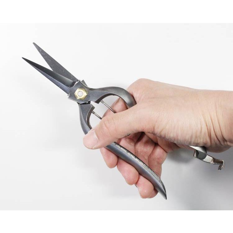 外山刃物 宗家秀久 NO.517 ステンレス剪定芽切鋏 : ものうりばPlantz